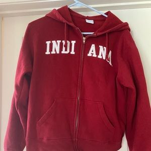 Indiana zip up hoodie
